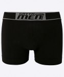 BIELIZNA MĘSKA - BOXER COTTON BLACK L