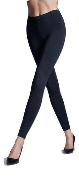 SPODNIE SKINNY HOT BLACK L