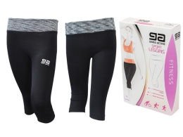 SPORT LEGGINS GA 4651S GATTA BLACK MELANGE S