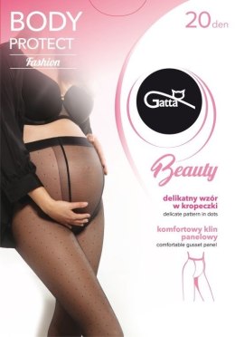 BODY PROTECT FASHION- Rajstopy damskie ciążowe Gatta nero 3