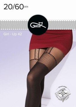 GIRL-UP - RAJSTOPY WZORZYSTE 40 DEN 000.584 - AW22 wzór 45 NERO 3-M