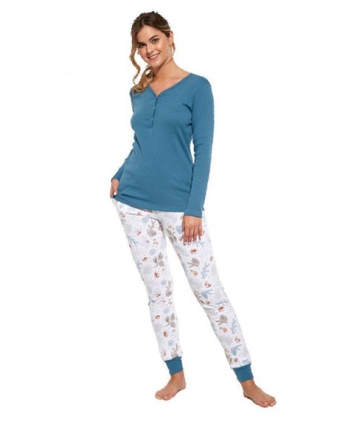 Piżama damska 723/300 Lucy Cornette niebieski XL