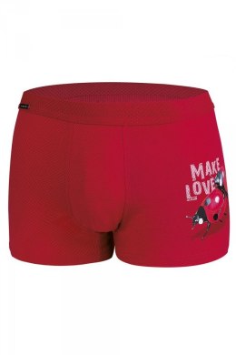 Szorty męskie BW 010/62 Make love 2 Cornette czerwony XL