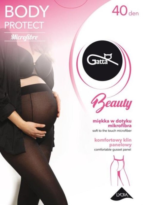 GB BODY PROTECT MICROFIBRE - RAJSTOPY CIĄŻOWE 40 DEN KOD 0GB.05V NERO 4-L