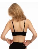 BAMBOO BRALETTE CZARNY M