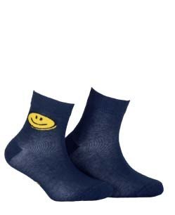 KIDDY - SKARPETKI CIENKIE KOLOR CHŁOPIĘCE 2-6 LAT - G24.N59 - 224.N59 wzór 388 NAVY 21/23