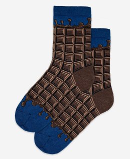 GATTA & WEDEL SOCKS U04.WED wzór W.02 DARK CHOCO 39/41