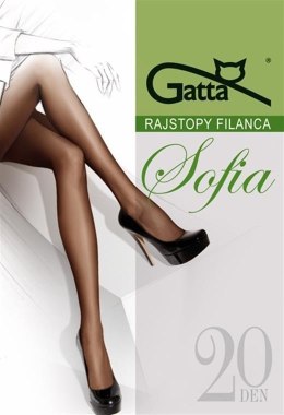 SOFIA - Rajstopy Elastil 20 DEN Gatta beige 5/XL
