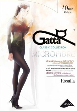 Grube Rajstopy Gatta ROSALIA 40 DEN fumo 5/XL