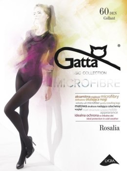 GRUBE Rajstopy Gatta ROSALIA 60 DEN grafit 5/XL