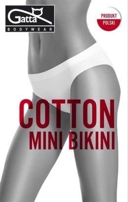 Figi damskie mini bikini Cotton Gatta biały XL