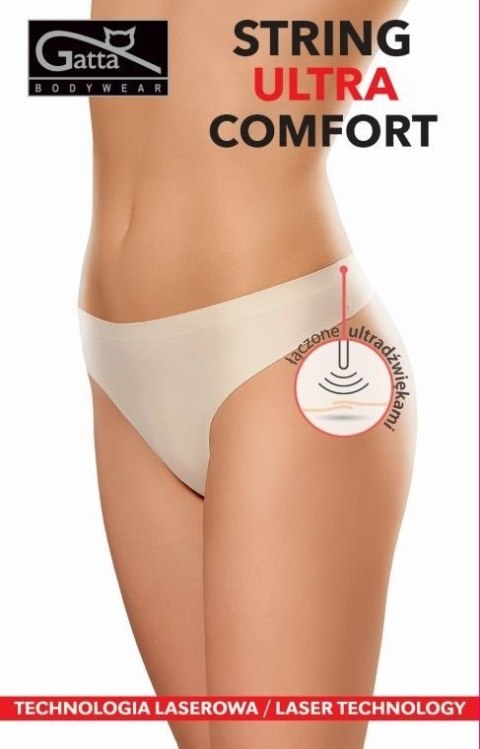 Stringi damskie Ultra Comfort Gatta biały M Stringi damskie Ultra Comfort Gatta biały M