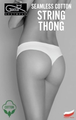 Stringi Seamless Cotton String Thong Gatta biały M