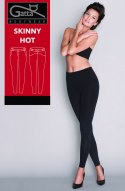 SPODNIE SKINNY HOT BLACK L