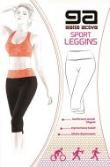 SPORT LEGGINS GA 4651S GATTA BLACK MELANGE S